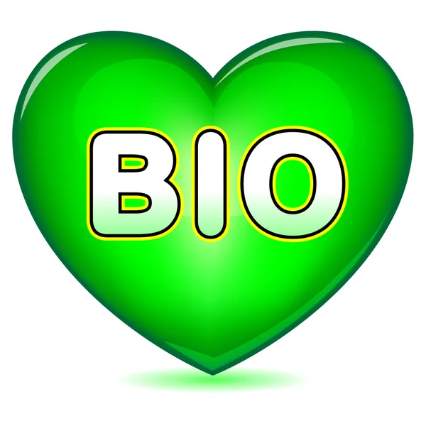 Bio Heart — Stock Vector