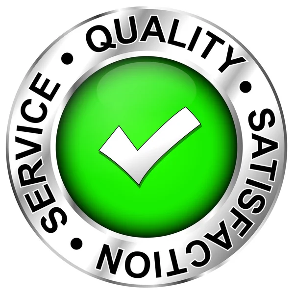 Qualité, satisfaction, service — Image vectorielle