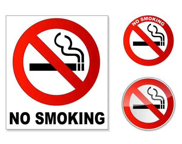 No smoking — Stock Vector