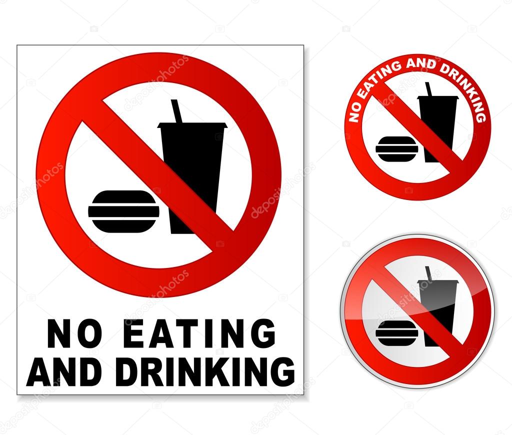 No comer y beber vector, gráfico vectorial © nickylarson imagen 28929719