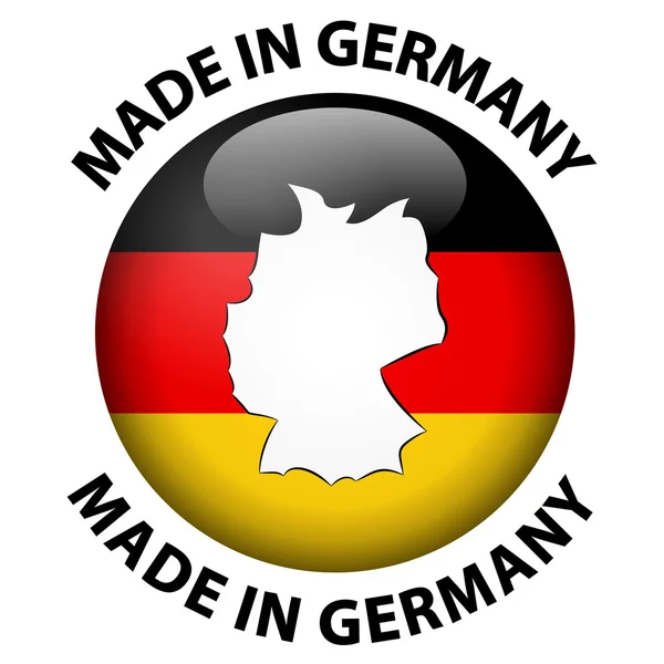 Fabricado en Alemania — Vector de stock