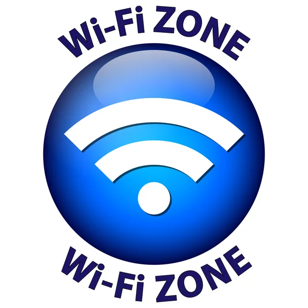 Zona Wi-Fi — Vettoriale Stock