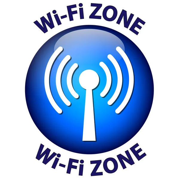 Zona Wi-Fi — Vettoriale Stock