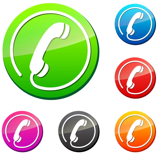 Phone icons — Stock Vector