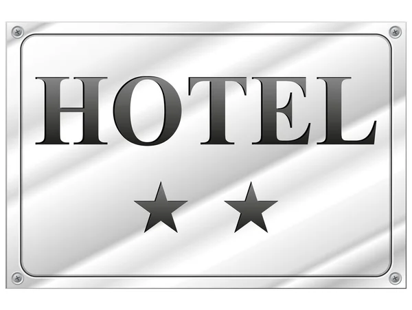 Hotel two stars — Stock Vector