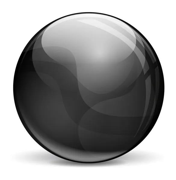 Schwarze Blase — Stockvektor