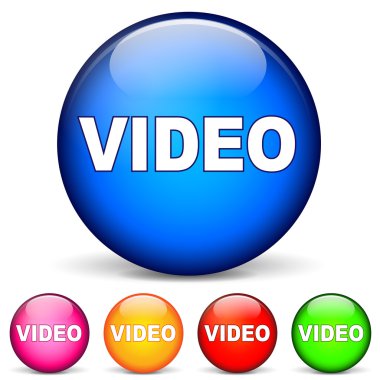 video yuvarlak simgeler