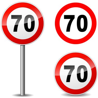 vektör yetmiş işareti