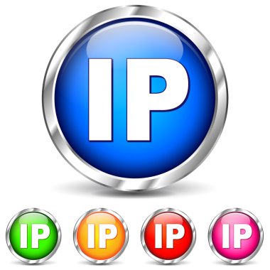 IP adresi simgeler vektör