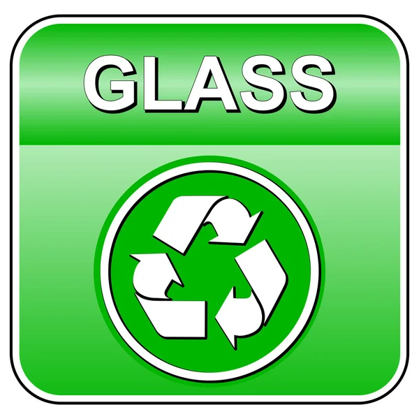 Vector glass icon — Stock Vector