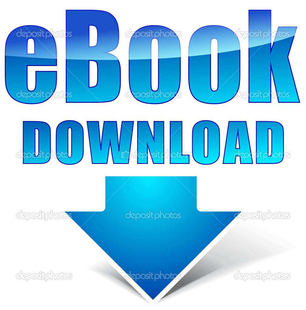 Vector e-book download icon