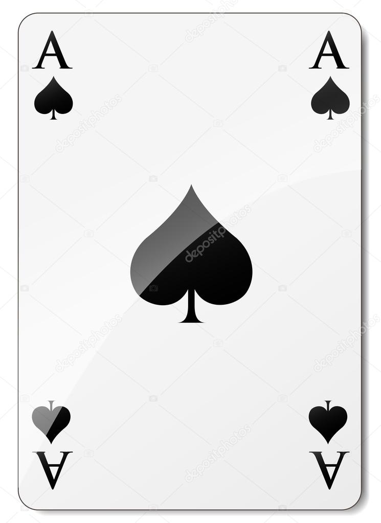 Vector ace of spades