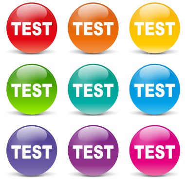 test simgeler vektör