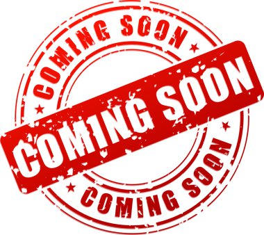 coming soon pul vektör