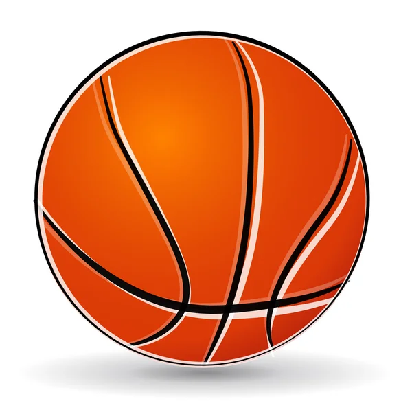 Vektor Basketballball — Stockvektor