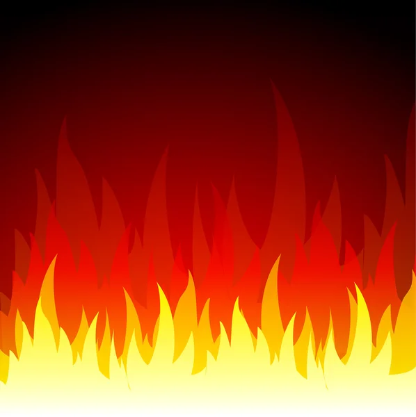 火のベクトルの背景 — ストックベクタ