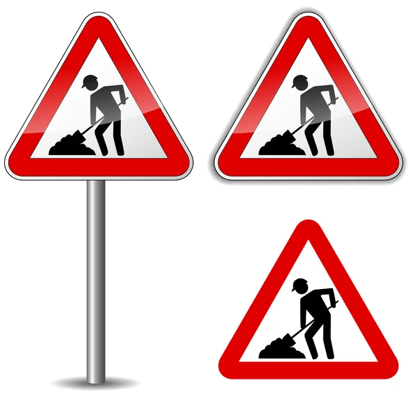 Vector work sign — Stock Illustration Vector work sign Royalty Free Stock Vectors
