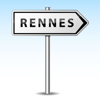 Vektör rennes yön işareti