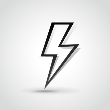 Vecor lightning bolt illustration