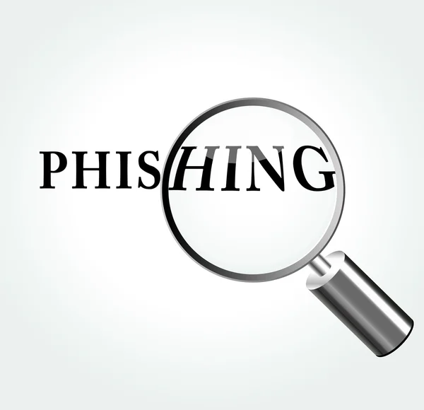 Illustrazione del concetto di phishing vettoriale — Vettoriale Stock