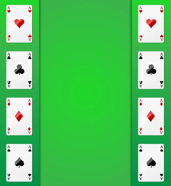 Fond de cartes de casino vectoriel — Image vectorielle