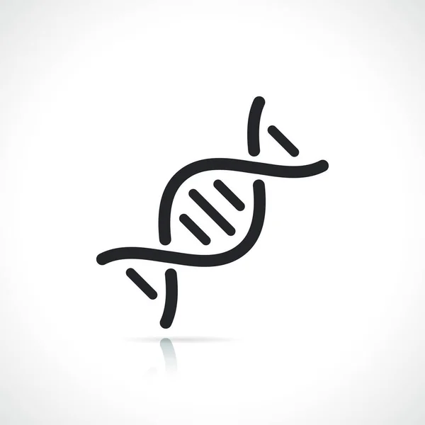 Изолированный Значок Тонкой Линии Днк Хромосомы — стоковый вектор