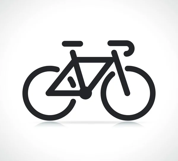 Bike Bicycle Black White Icon — Stockvektor