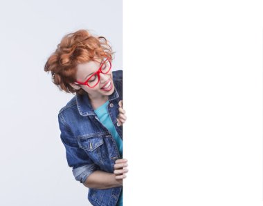 sevimli kız ile metin için Banner