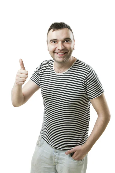 Happy man like it! — Stock Photo, Image