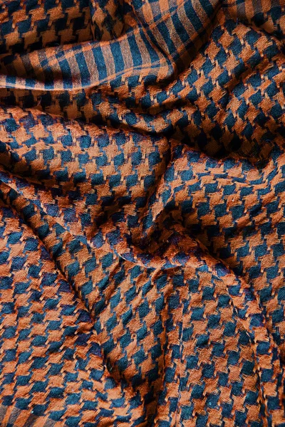 Orange arab shawl — Stock Photo, Image