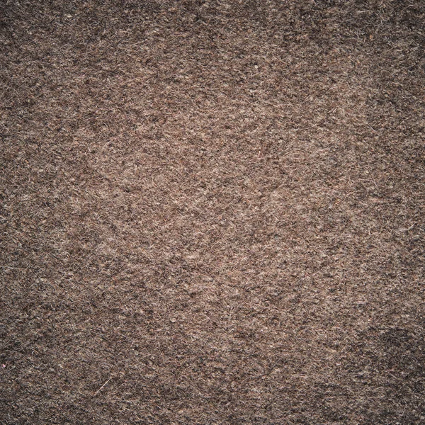 Fieltro marrón textura fondo viñeta — Foto de Stock