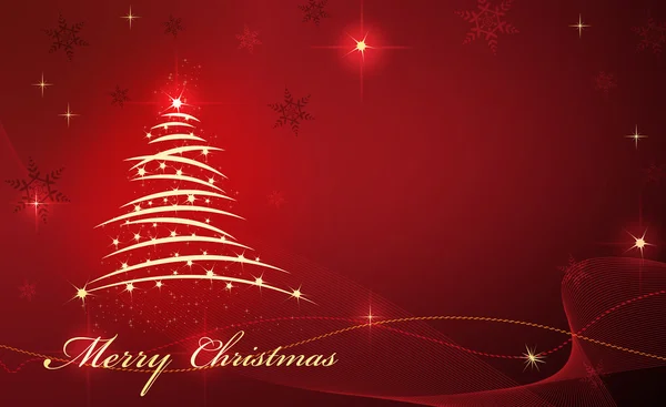 Рождественский красный красивый фон со звездой — стоковый вектор