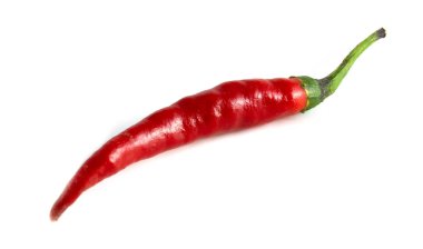 biber sıcak beyaz arka plan üzerinde izole