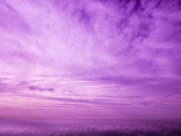 Colori Pastello Del Cielo Rosa Viola Sfondo Astratto Nuvole Sfocate — Foto Stock