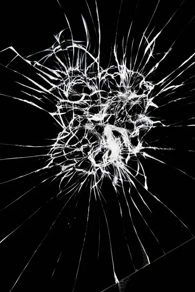 Επίδραση Της Ραγισμένης Σπασμένης Οθόνης Smartphone Ρωγμές Στο Γυαλί Από — Φωτογραφία Αρχείου