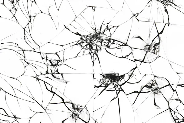 Textur Krossat Glas Med Sprickor Sammanfattning Den Spruckna Skärmen Smartphone — Stockfoto