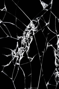 Kırık akıllı telefon camı, dizüstü bilgisayar, monitör, kırık cam tablet ekran.