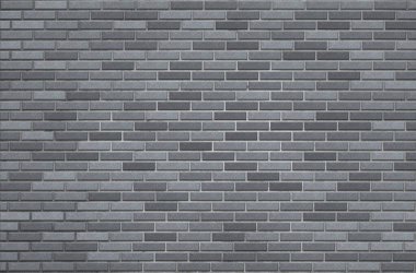 Gri tuğlalardan örülü bir duvar. Tasarım için tuğla arkaplan
