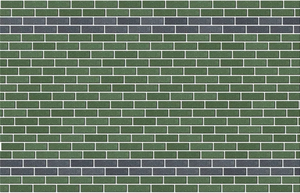 3d rendering of a brick wall with green and gray texture. Background image with copy space highlighted