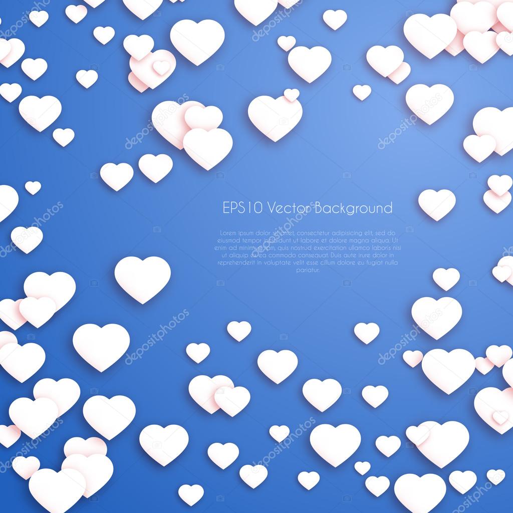 Valentines Day Hearts Background