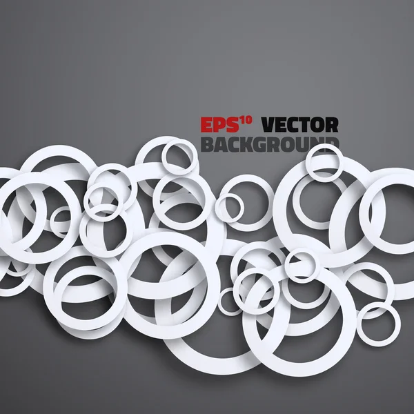 Design geométrico 3D abstrato — Vetor de Stock