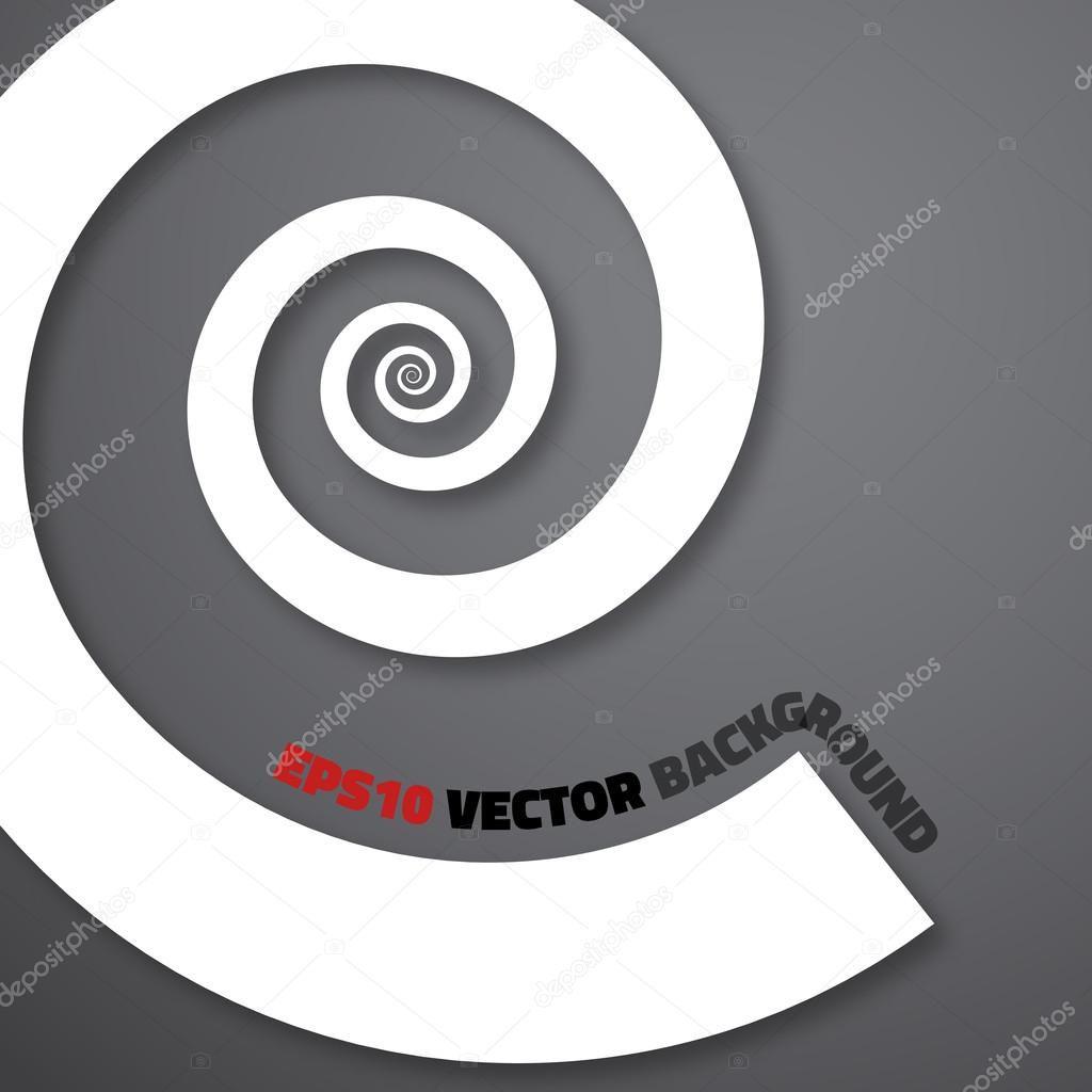 Abstract background with spiral