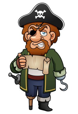 Cartoon piraat