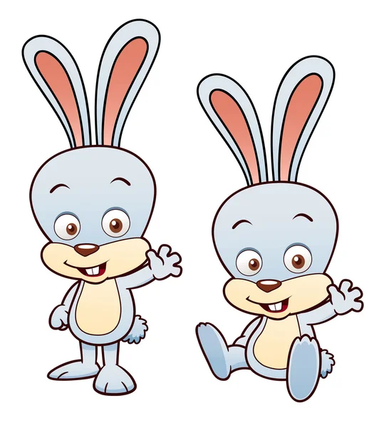 Bunny konijn cartoon — Stockvector