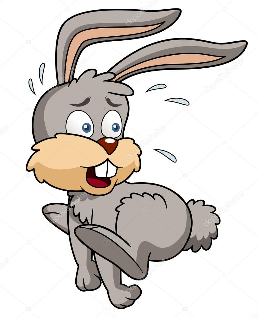 Bunny rabbit cartoon — Stock Vector © sararoom #28834521