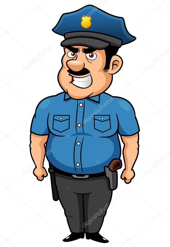 Policeman cartoon