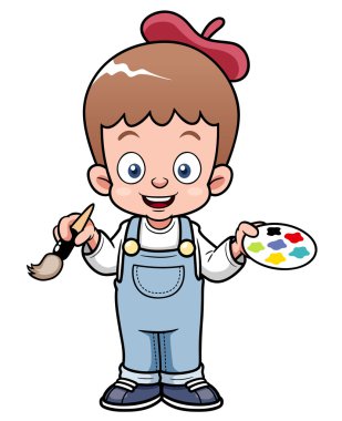 karikatür sanatçısı çocuk