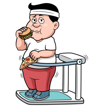 şişman adam fitness
