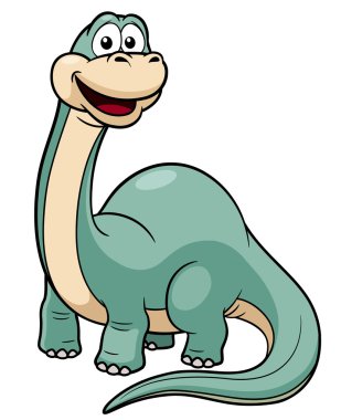 çizgi film dinozor vektör