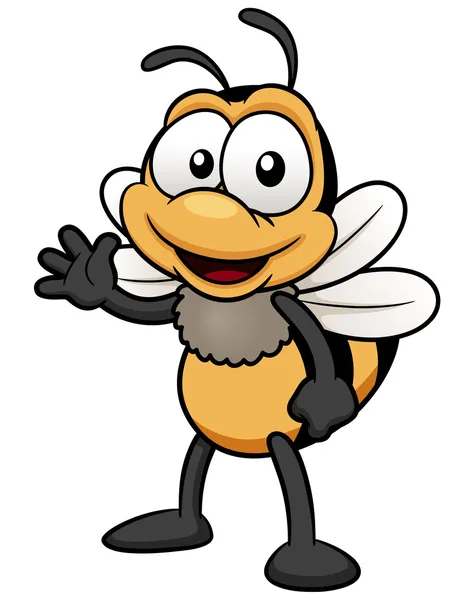 Cartoon bee — Stock vektor